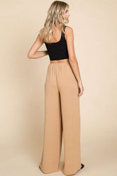 Culture Code High Waist Wide Leg Cargo Pants - Trendy & Versatile